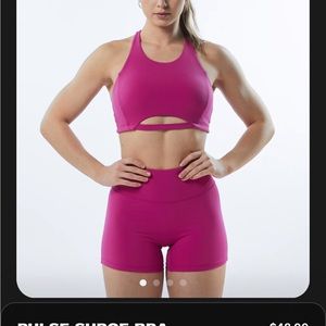 Alphalete shorts and bra